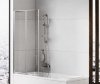 NEW TRENDY Kabina prysznicowa drzwi podwójne przesuwne PRIME LIGHT GOLD 90x110x200 D-0418A/D-0425A